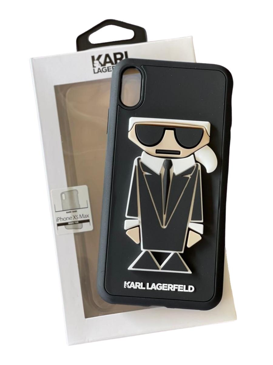 Kryt na iPhone XS MAX KARL LAGERFELD K/Kocktail Karl 3D