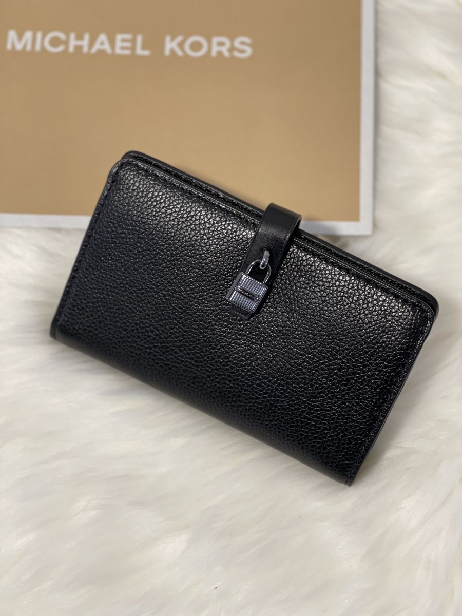 Dámska peňaženka MICHAEL KORS Adele Slim Bifold Leather Black