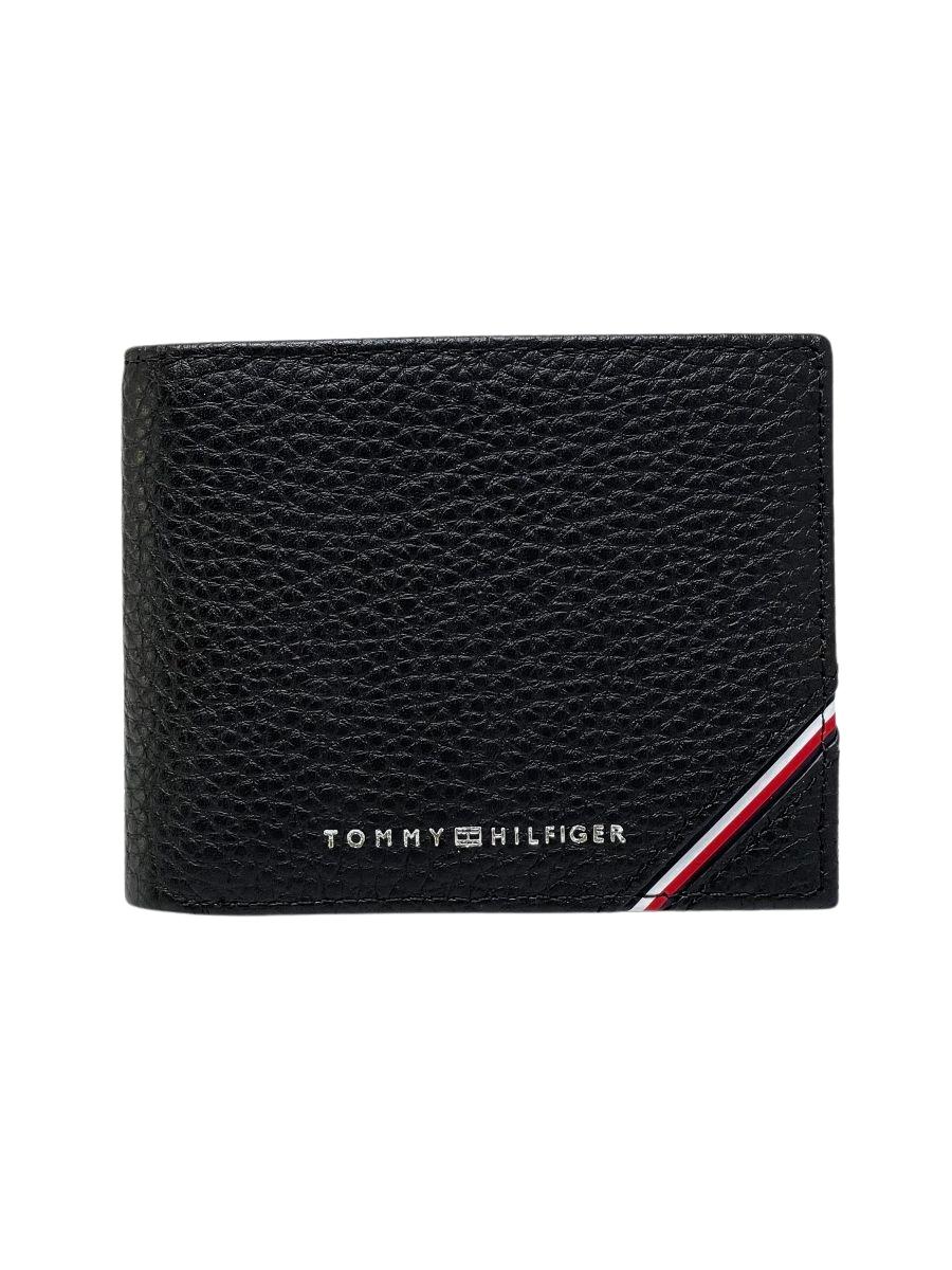 Pánska peňaženka TOMMY HILFIGER Downtown Mini CC Wallet Leather Black